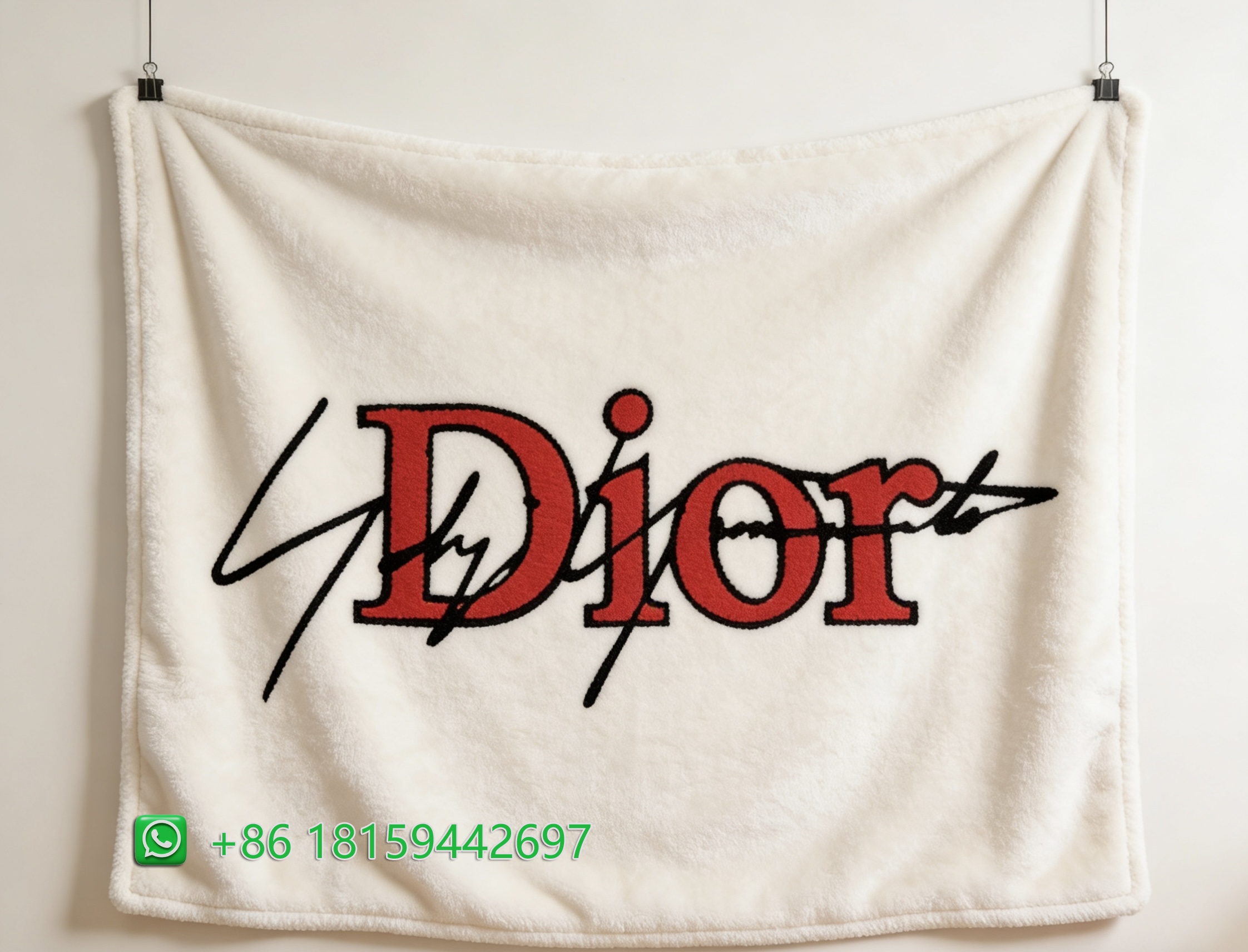 Dior Throw Blankets
